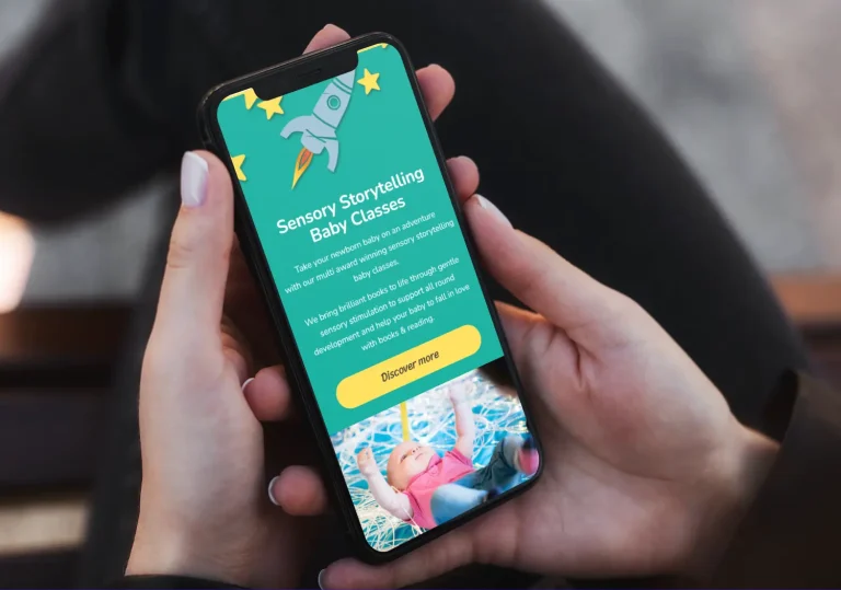 Adventure Babies Mobile Web Design