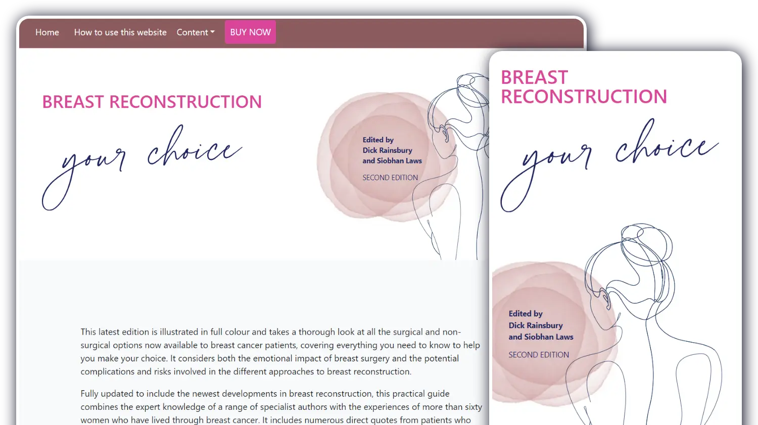 Breast Reconstruction - Website by Blaze