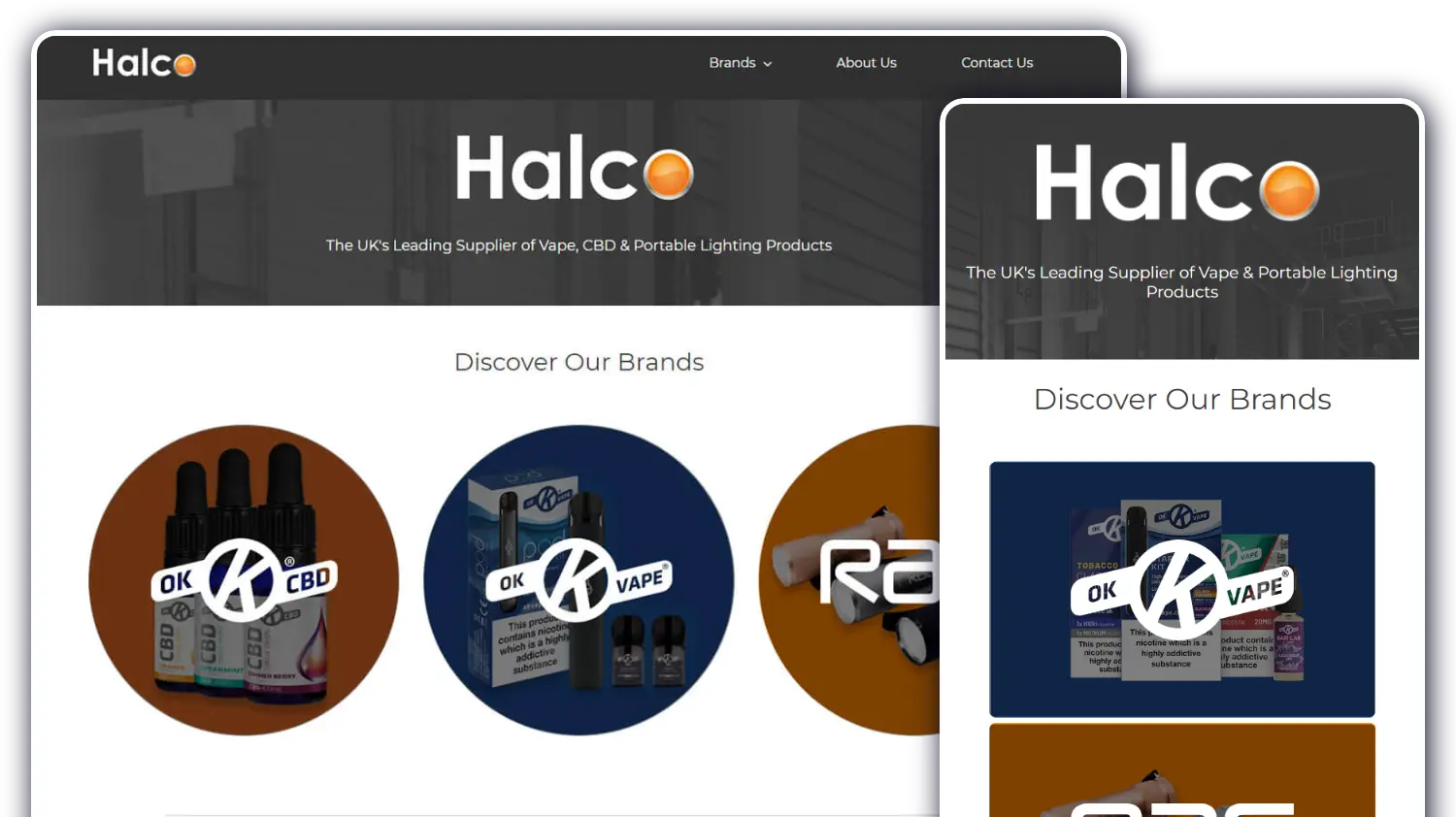Halo - Website by Blaze