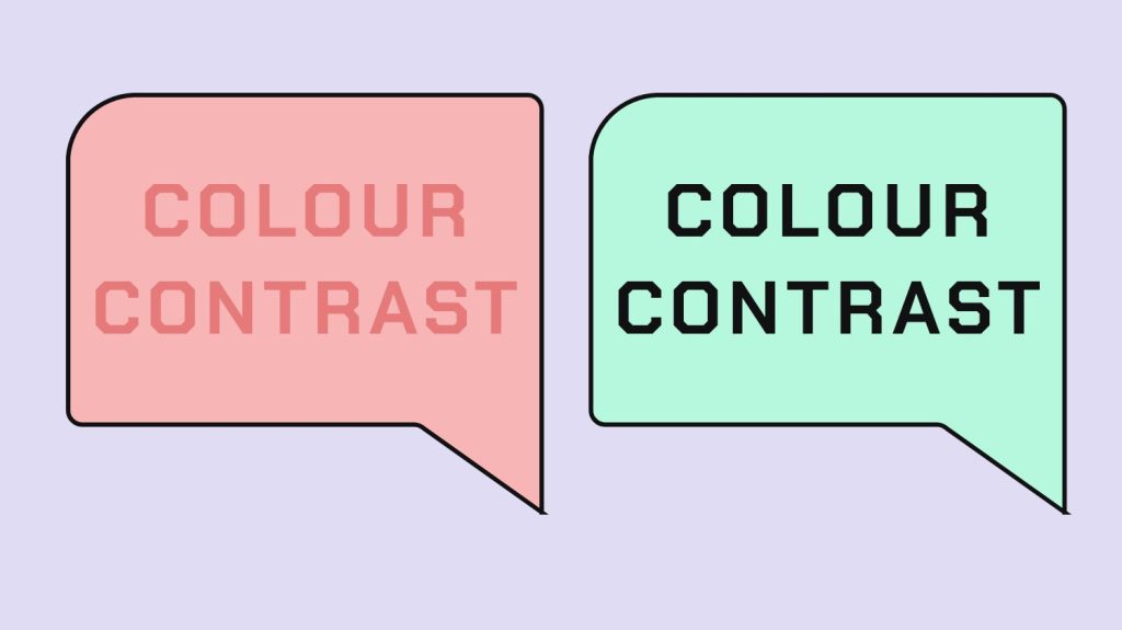 Colour Contrast in Web Design