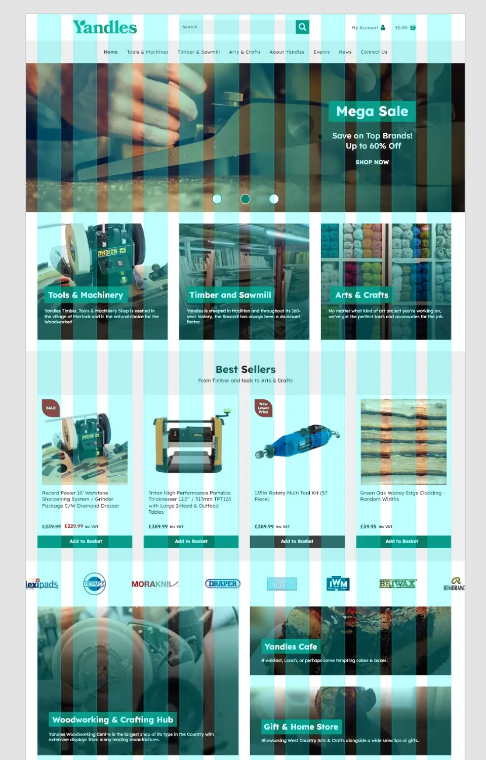 Yandles Ecommerce Website - Website Design Somerset